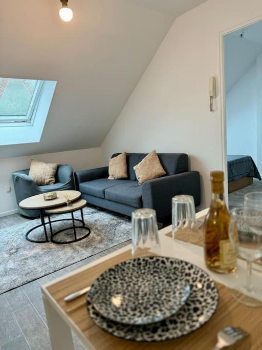Superbe Appartement Tres Calme Et Confortable Reims Ngoại thất bức ảnh